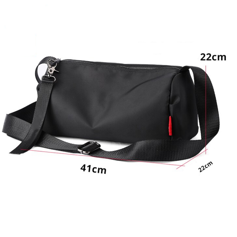 sac à bandoulière en matériaux résistants