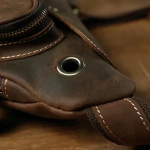 bandoulière messager en cuir