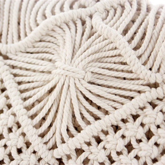 élegant sac en macramé