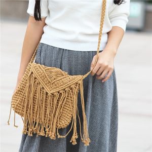 sac à main en macramé