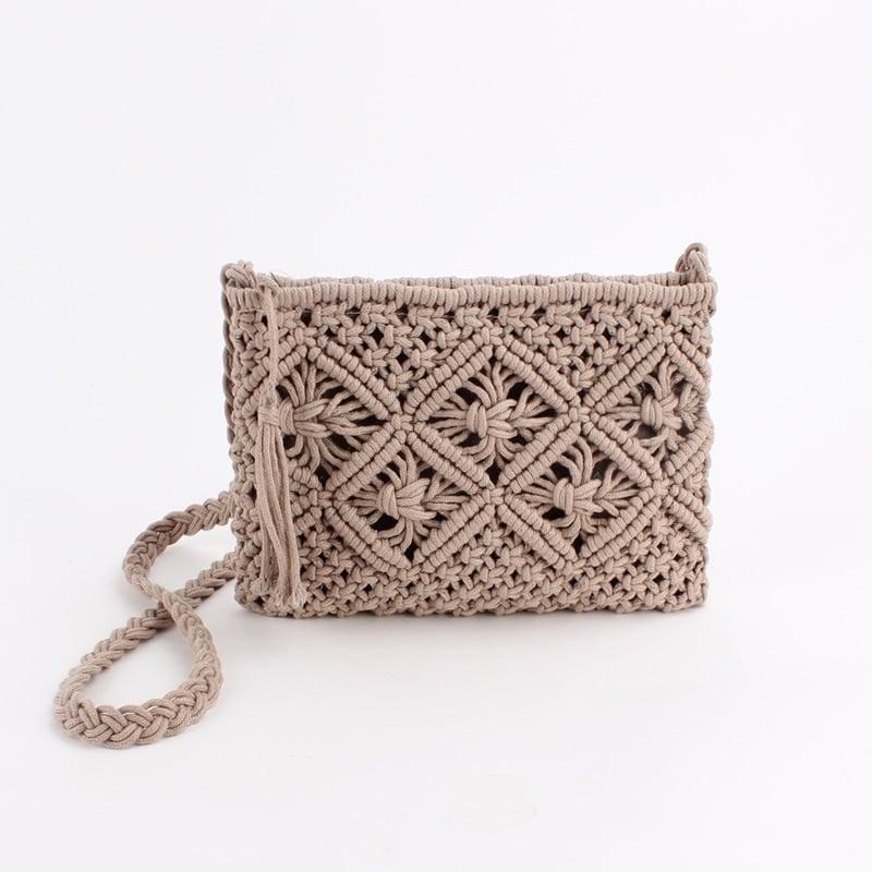 sac à main tissé à la main