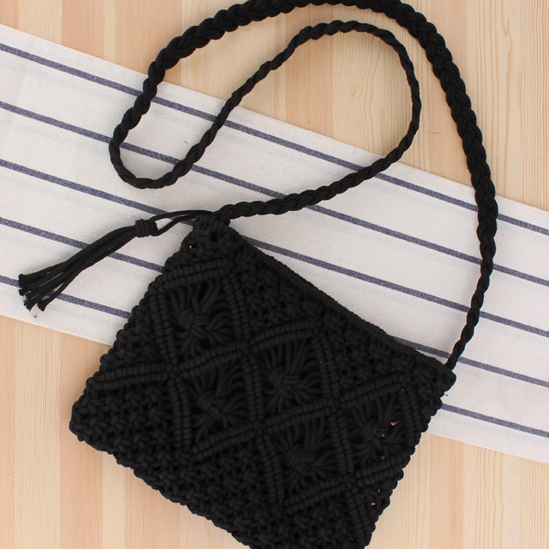 image de sac à bandoulière macramé
