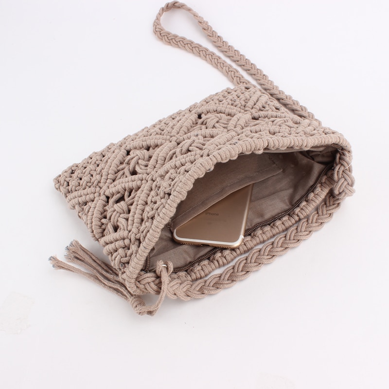 sac en corde macramé