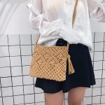 sac à main macramé en bandoulière