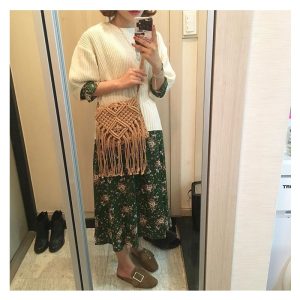 sac bandoulière en macramé