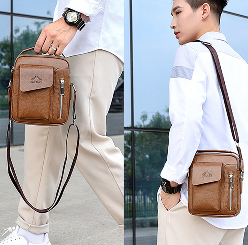 sac bandoulière homme compact