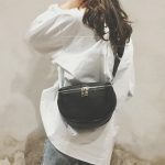 sac banane noir rond