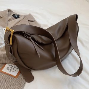 sac à main banane cuir synthétique