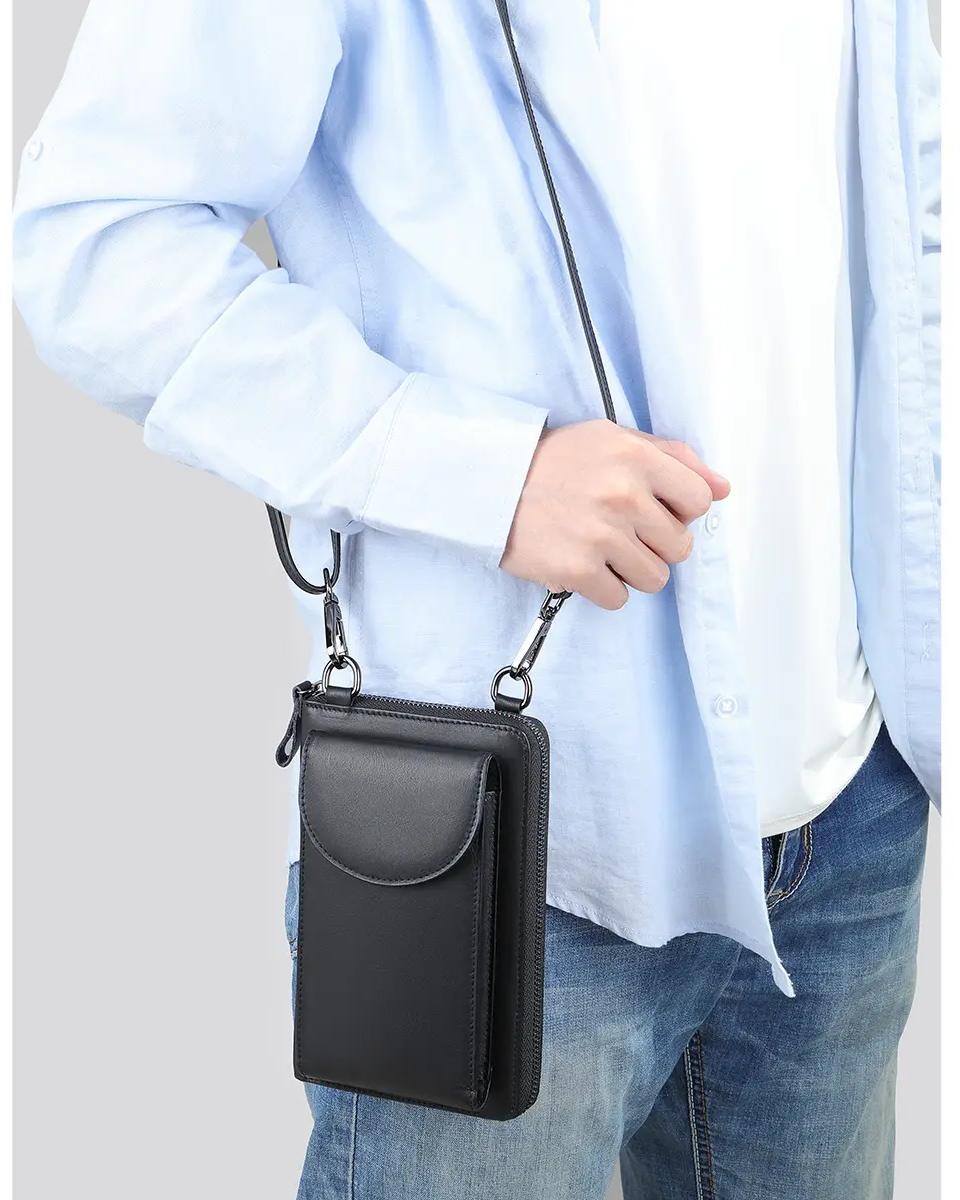 sac tendance cuir homme