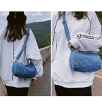 sac à main à bandoulière en jean denim