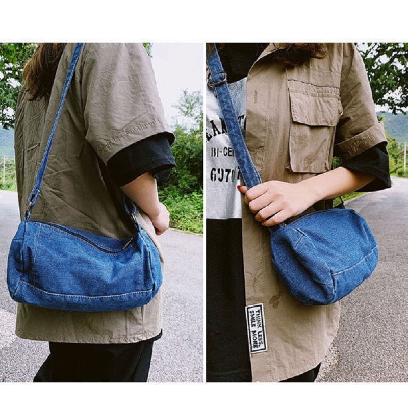 sac à main bleu denim