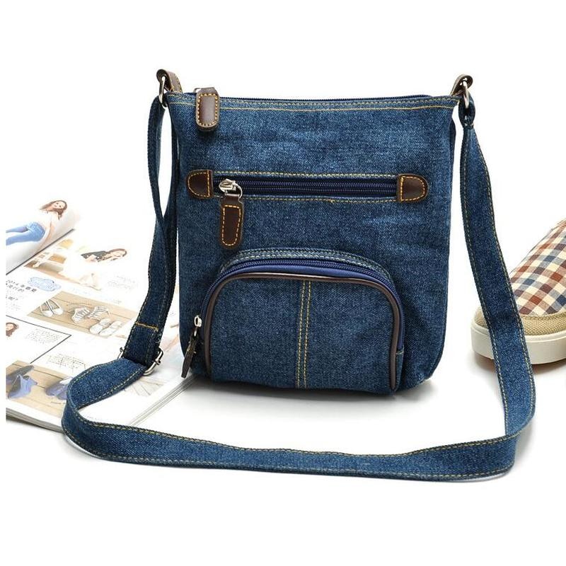sac à bandoulière bleu jean