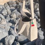 Petit Sac cabas bandoulière en velours