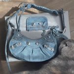 sac à main en jean retro