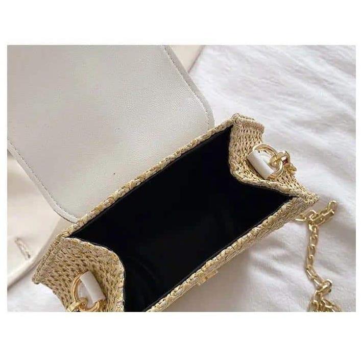 sac à main tendance en paille