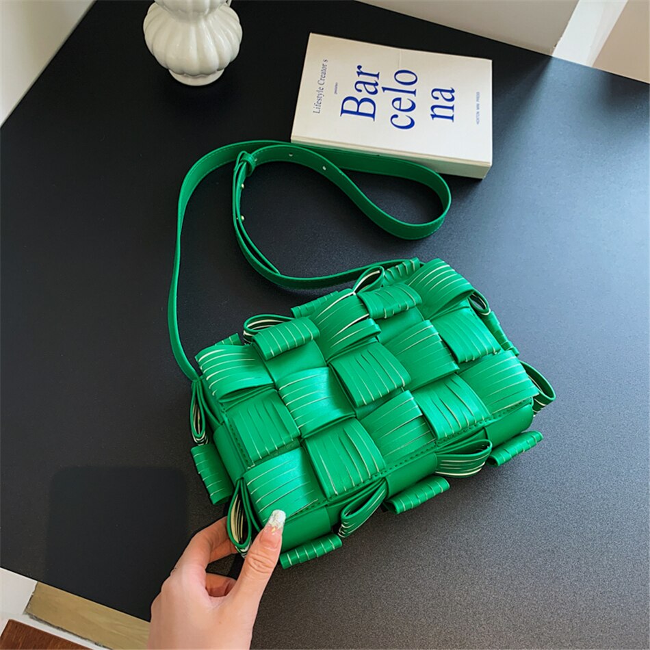 design sac bandoulière vert