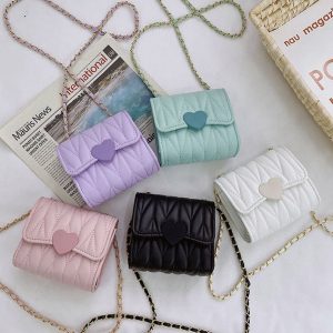 mini sac à bandoulière rose