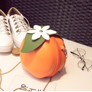 sac femme fruits orange