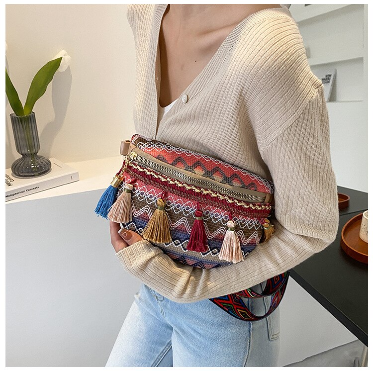 sac à bandoulière ethnique