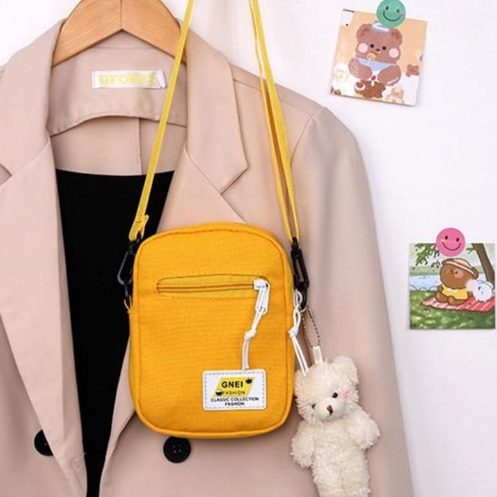 elegant sac jaune japonais