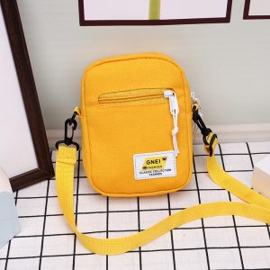 sac sacoche jaune style japonais