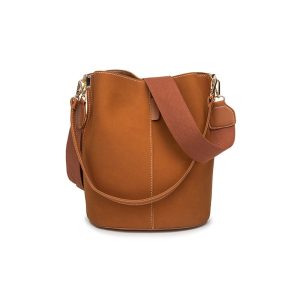 sac seau bandoulière camel