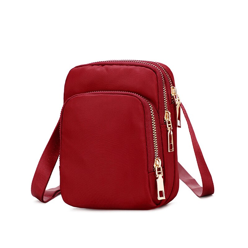 petit sac rouge multipoches