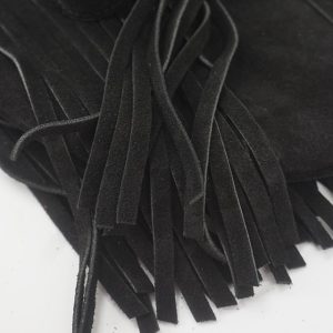 sac en cuir daim avec franges