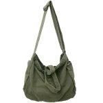 sac bandoulière en tissu kaki