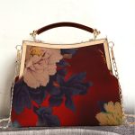 sac vintage pivoine