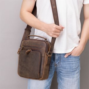 sac à bandoulière vintage homme
