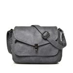 Sac Bandoulière Gris Femme