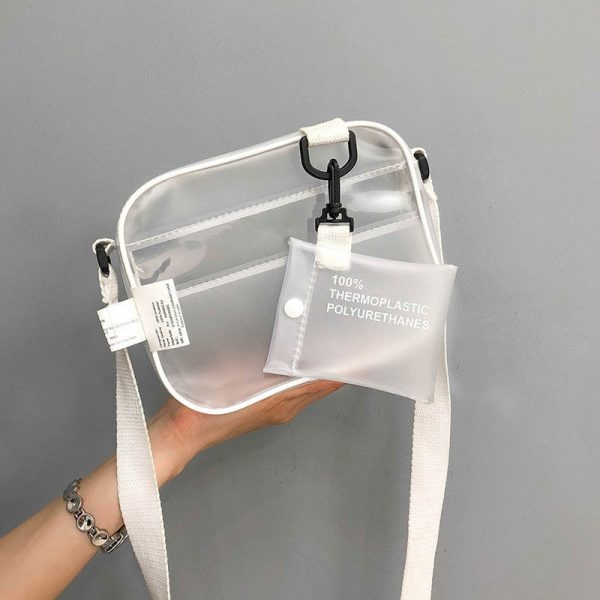 sac bandoulière transparent