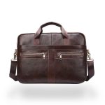 bandoulière vintage en cuir noir