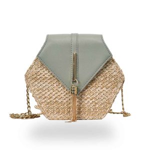 bandoulière en osier chic