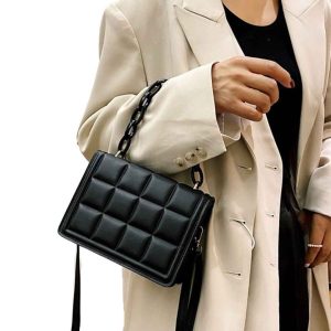 Accessoire mode sac bandoulière noir