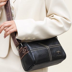 sac en cuir noir élégance
