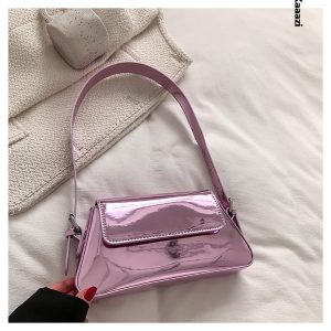 bandoulière vernis noir