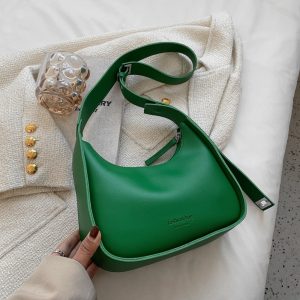 sac baguette vert