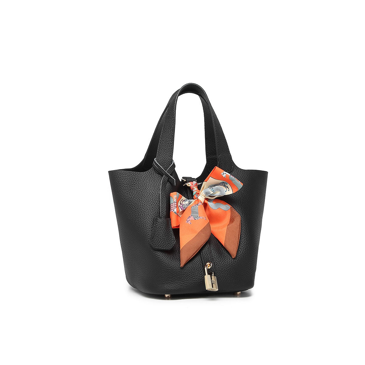 sac avec foulard chic