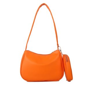 sac baguette orange