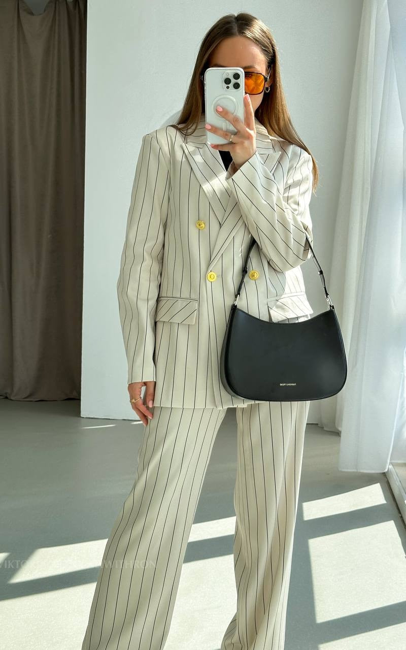 Sac Baguette Noir moderne