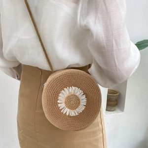 Sac bohème en paille
