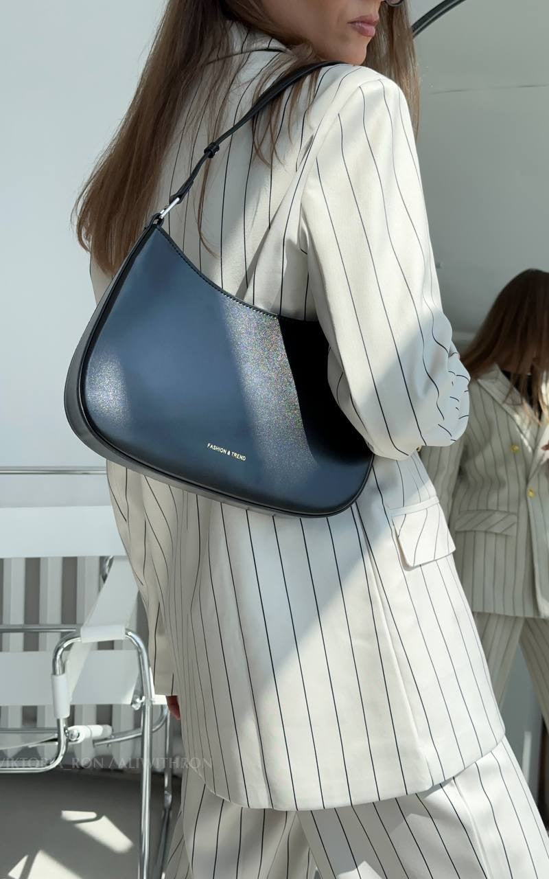 Sac Baguette Noir tendance