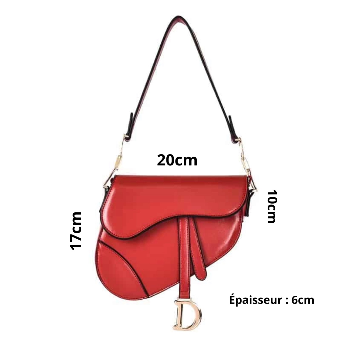 sac bandoulière ajustable