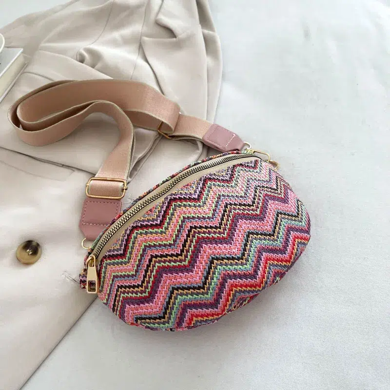 sac élégant en paille