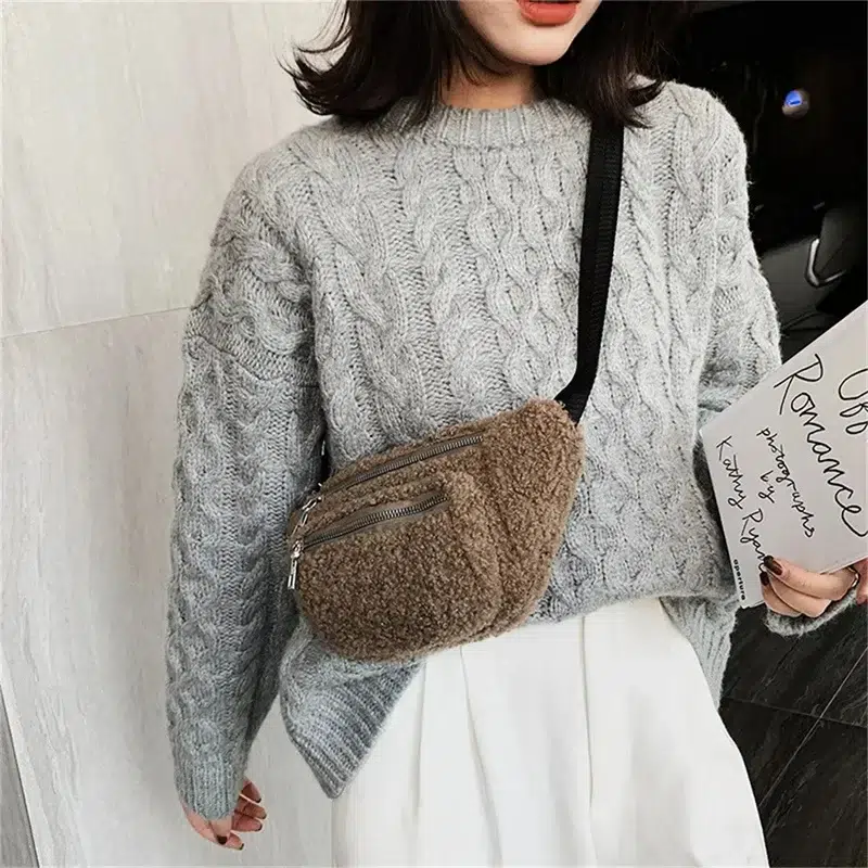 sac banane double poche