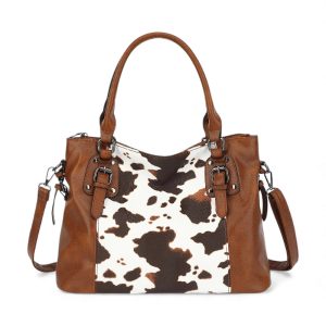 sac bandoulière imprimé vache