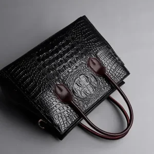 sac à main effet croco