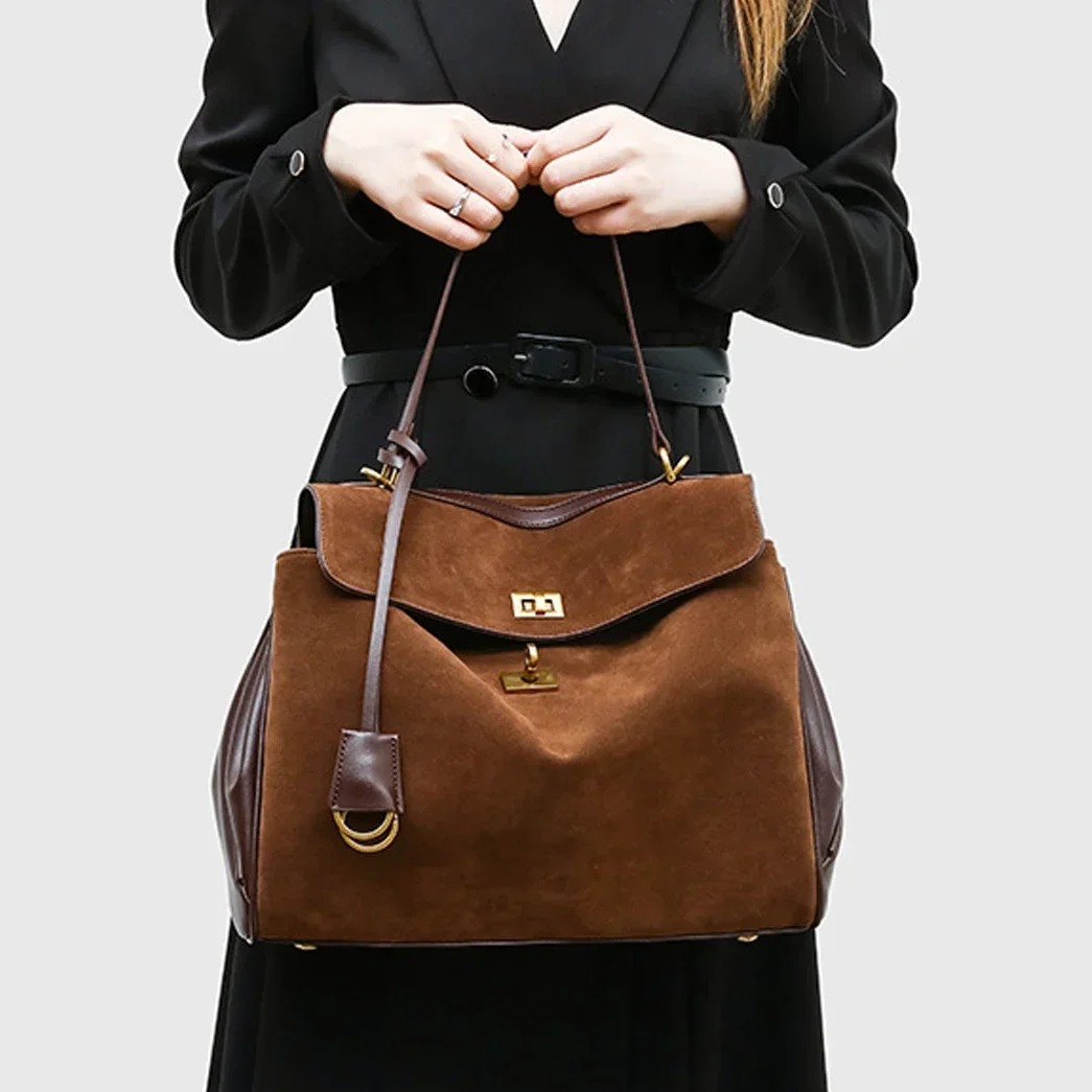 accessoire mode cuir daim